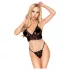 Penthouse Double Spice - bh-set i spets - svart - L/XL