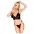 Penthouse Double Spice - bh-set i spets - svart - L/XL
