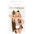 Penthouse Teaser - 3-dels Kammarjungfrudräkt (svart-vit) - L/XL