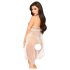 Penthouse Naughty Doll - spetsklänning och stringtrosa (vit) - M/L
