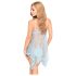 Penthouse Naughty Doll - Spetsklänning och tanga (blå) - L/XL