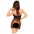 Penthouse All Yours - spetsnattlinne och stringtrosa (svart) - M/L
