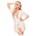 Penthouse Sweet Retreat - Spetsmorgonrock och tanga (vit) - XL