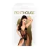 Penthouse - spetsbody med tyllsjal - svart