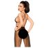 Penthouse Best Forplay - spetsbody med tyllsjal (svart) - M/L