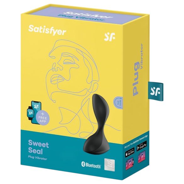 Satisfyer Sweet Seal - analvibrator med appstyrning - svart