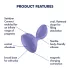 Satisfyer Sweet Seal - App-styrd analvibrator (lila)