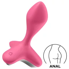   Satisfyer Game Changer - analvibrator med batteri - silikon rosa