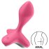 Satisfyer Game Changer - analvibrator med batteri - silikon rosa