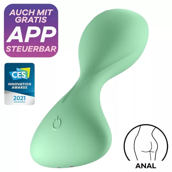 Satisfyer Trendsetter - App-styrd analvibrator (grön)