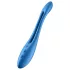 Satisfyer - parvibrator - uppladdningsbar flexibel - blå