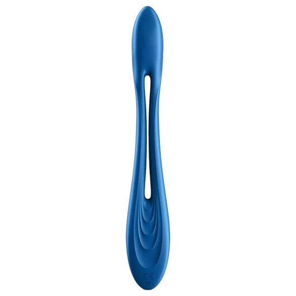Satisfyer - parvibrator - uppladdningsbar flexibel - blå
