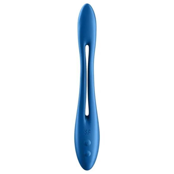 Satisfyer - parvibrator - uppladdningsbar flexibel - blå