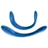 Satisfyer - parvibrator - uppladdningsbar flexibel - blå