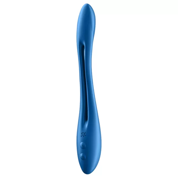 Satisfyer - parvibrator - uppladdningsbar flexibel - blå