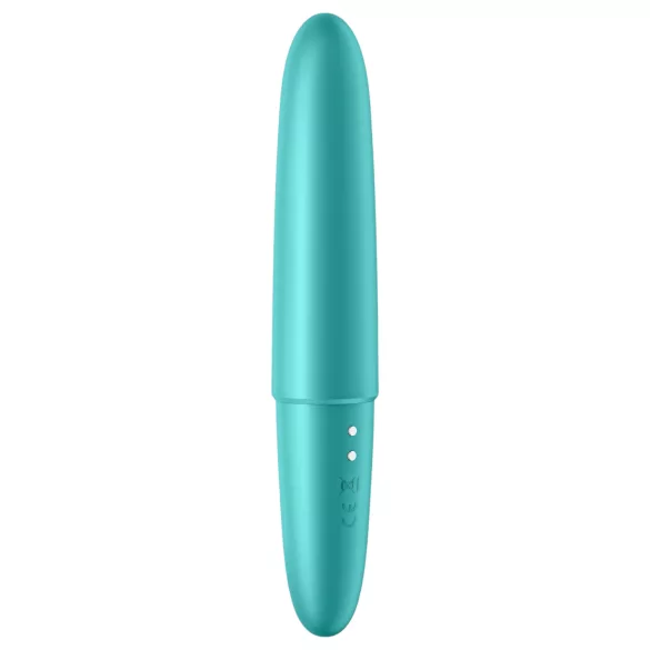 Satisfyer - vibrator - vattentät bullet - turkos