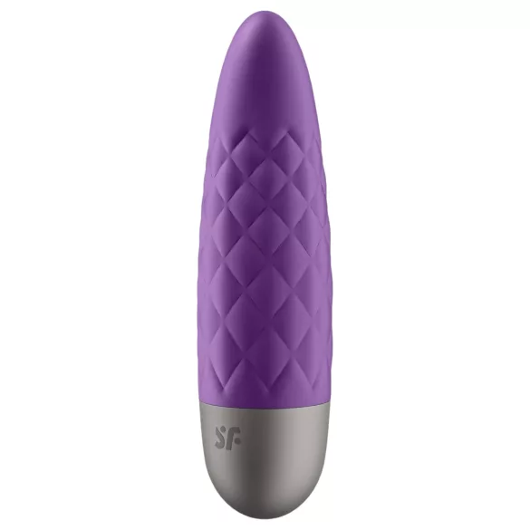 Satisfyer - minivibrator med stark vibration - uppladdningsbar, vattentät, lila