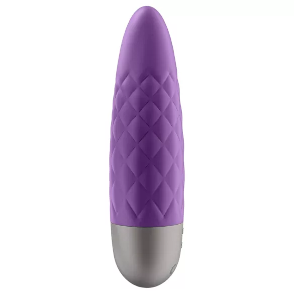 Satisfyer - minivibrator med stark vibration - uppladdningsbar, vattentät, lila