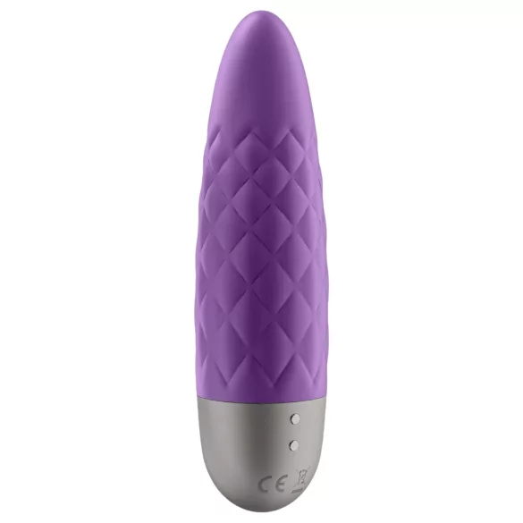 Satisfyer - minivibrator med stark vibration - uppladdningsbar, vattentät, lila
