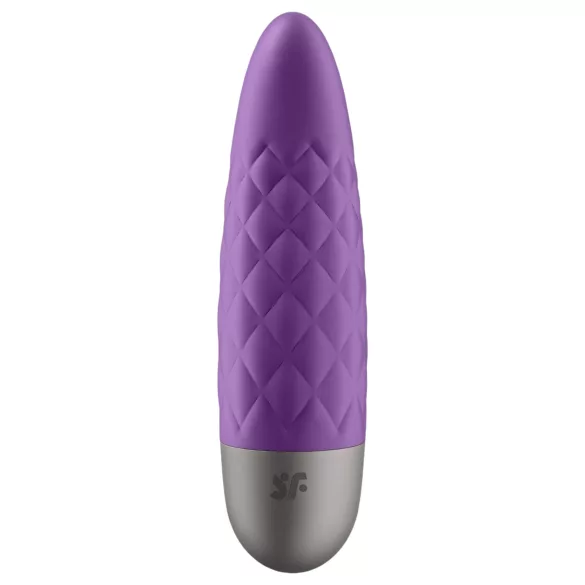 Satisfyer - minivibrator med stark vibration - uppladdningsbar, vattentät, lila