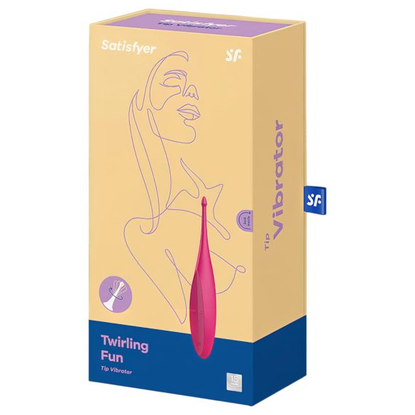 Satisfyer Twirling Fun - klitorisvibrator - uppladdningsbar, vattentät - rosa