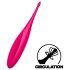 Satisfyer Twirling Fun - klitorisvibrator - uppladdningsbar, vattentät - rosa