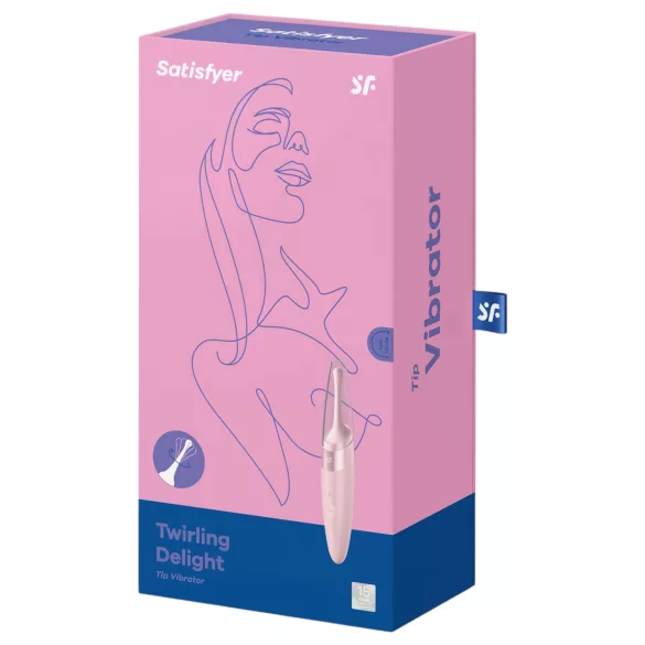 Satisfyer Twirling Delight - klitorisvibrator - vattentät - rosa