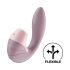 Satisfyer Supernova - lufttrycksvibrator och vibrator - uppladdningsbar - rosa