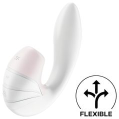  Satisfyer Supernova - lufttrycksvibrator 2in1 uppladdningsbar vit