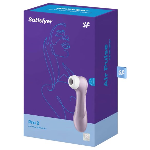 Satisfyer Pro 2 Gen2 - klitorisstimulator med batteri - lila