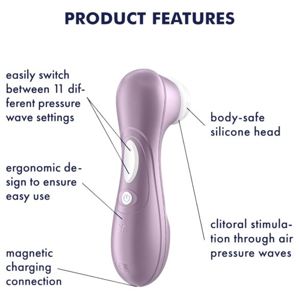 Satisfyer Pro 2 Gen2 - klitorisstimulator med batteri - lila