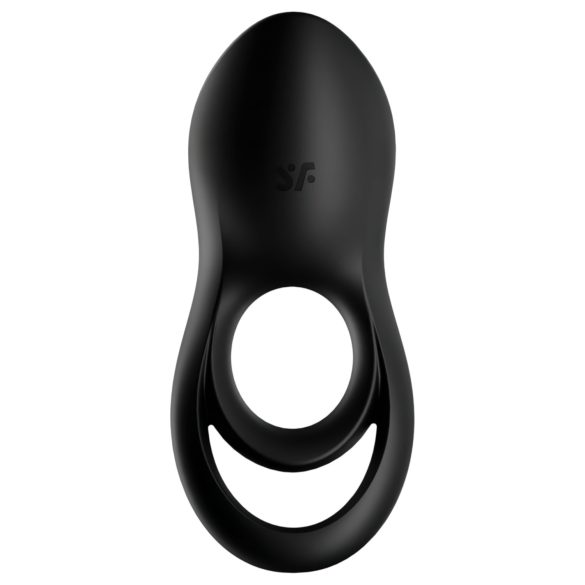 Satisfyer Legendary Duo - penisring med vibration - uppladdningsbar - svart