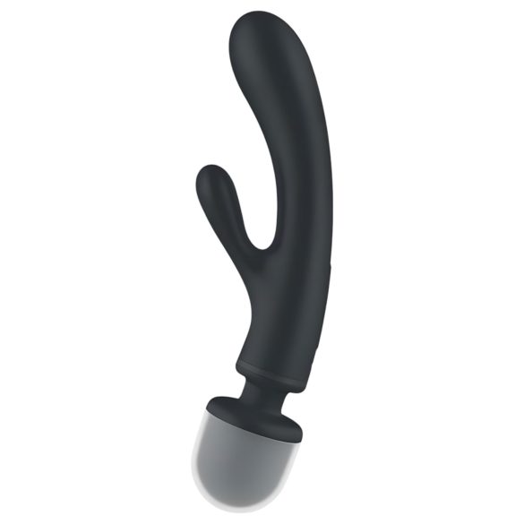 Satisfyer Triple Lover - G-punkt och vibrator för par - silver