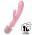 Satisfyer Triple Lover - G-punkt vibrator med massager - silikon rosa