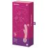 Satisfyer Triple Lover - G-punkt vibrator med massager - silikon rosa