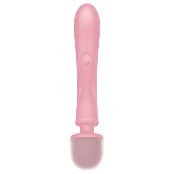 Satisfyer Triple Lover - G-punkt vibrator med massager - silikon rosa
