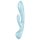 Satisfyer Triple Oh - uppladdningsbar klitorisstimulator med arm (blå)