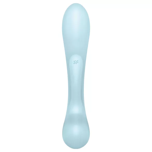 Satisfyer Triple Oh - laddningsbar vibrator med klitorisstimulerande arm (blå)