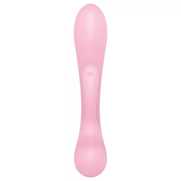 Satisfyer Triple Oh - vibrator med klitorisarm - uppladdningsbar - rosa