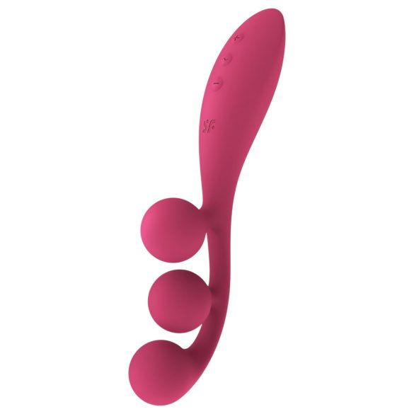 Satisfyer Tri Ball 1 - uppladdningsbar, multifunktionell vibrator (röd)