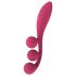 Satisfyer Tri Ball 1 - uppladdningsbar, multifunktionell vibrator (röd)