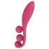 Satisfyer Tri Ball 1 - uppladdningsbar multifunktionsvibrator - röd