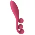 Satisfyer Tri Ball 1 - uppladdningsbar multifunktionsvibrator - röd