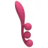 Satisfyer Tri Ball 1 - uppladdningsbar multifunktionsvibrator - röd