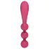 Satisfyer Tri Ball 1 - uppladdningsbar multifunktionsvibrator - röd