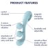 Satisfyer Tri Ball 2 - multifunktionell vibrator (mintgrön)