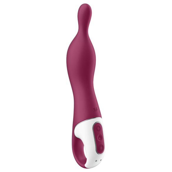 Satisfyer A-Mazing 1 - uppladdningsbar A-punktsvibrator (röd)