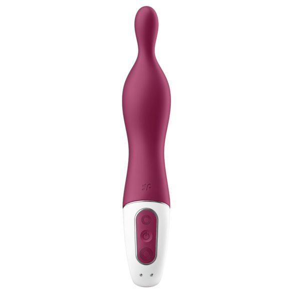 Satisfyer A-Mazing 1 - uppladdningsbar A-punktsvibrator (röd)
