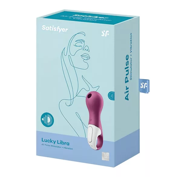 Satisfyer Lucky Libra - lufttryck vibrator för klitoris - lila