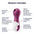 Satisfyer Lucky Libra - Lufttryck Klitorisstimulator (lila)